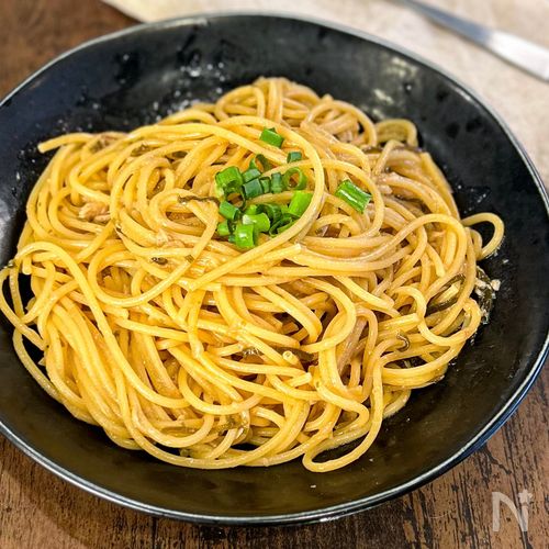 【塩昆布ツナパスタ】ワンパンで作れる最高パスタ