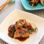 韓国風・水菜とえのきたけの豚肉ロール
