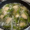 春菊と鶏だんごのぽかぽかねぎ生姜スープの工程5