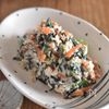 家庭料理の定番！！ほうれん草とひじきの白和え