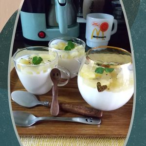 チョロリスの作ってみた!投稿(キウイフルーツの生ソースでヨーグルトゼリー)