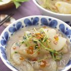 大根と豆苗の肉そぼろあんかけ煮