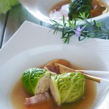 【簡単ヘルシー】＊サボイキャベツでおからロールキャベツ＊