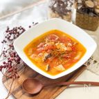 お家にあるものですぐ作れる！じゅわっとトマ辛スープ