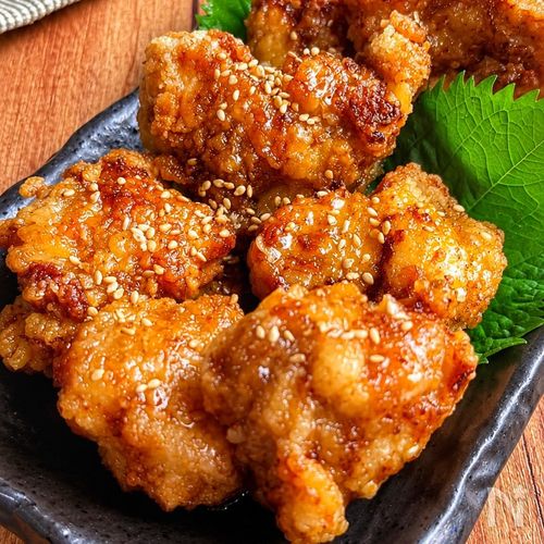 たれはレンジで♪【甘酢だれ唐揚げ》やみつき♡