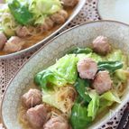 春雨入り豚キャベ味噌炒め