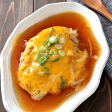 【レンジで作る】シャキとろ♪もやし玉子あんかけ