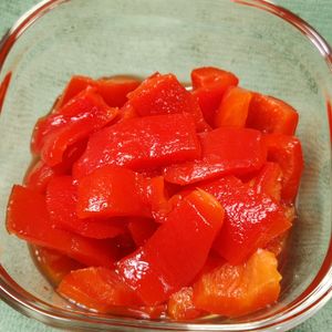 rantomoの作ってみた!投稿(味しみ止まらない…！【りんご酢のパプリカマリネ】)