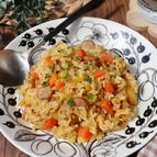 【炊飯器で楽々！】残り物野菜のカレーピラフ