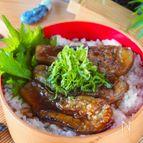 【タレが鰻屋さんみたい】食べたら茄子の蒲焼きどんぶり