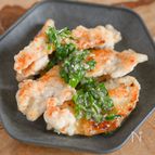 やみつきになるおいしさ！むね肉のネギだれがけ