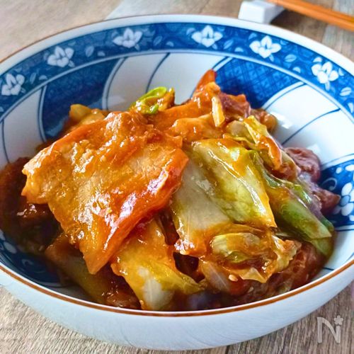 【回鍋肉】豚ばらときゃべつの甘辛味噌だれ
