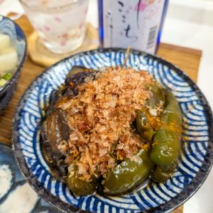 ふゆの作ってみた!投稿(味がしみしみ！なすとピーマンの甘辛煮)