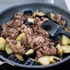 『牛こまとなすとピーマンの旨だれ炒め』やみつき☆ご飯が進む♪の工程3