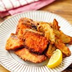 こんな簡単で香ばし美味しい！！
ごぼうと鮭の竜田揚げ