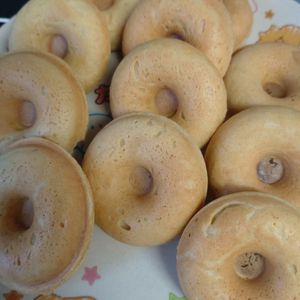 楠音の作ってみた!投稿(米粉と豆腐の焼きドーナツ【グルテンフリー】)
