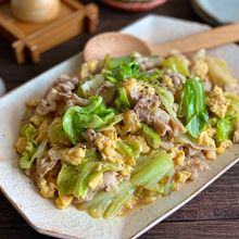 ごはんススみます！トロたま豚キャベツ