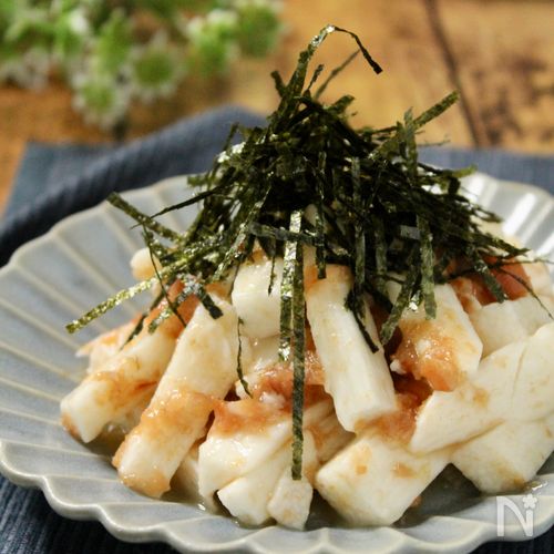 ぱぱっとさっぱり副菜！長芋の梅おかか和え