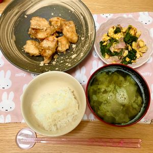ありみの作ってみた!投稿(3色が綺麗♡色々使える！『ベーコンとほうれん草の卵炒め』)
