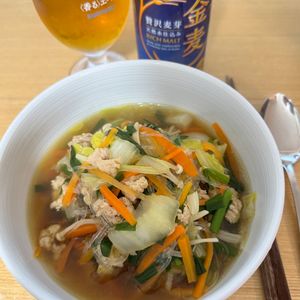 Tsuneaki Okadaの作ってみた!投稿(【一品大満足】春雨スープ)