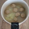 ほっこり優しい♡肉だんごと白菜のコンソメスープの工程1