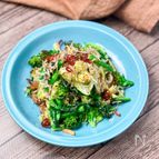 《春キャベツと菜の花のペペロンチーノ炒め》旬の野菜で♩
