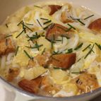 うどん入り卵とじおでん