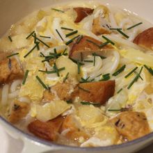 うどん入り卵とじおでん