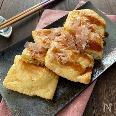 おつまみ油揚げ【キャベツチーズ】