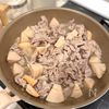 旬おかず♡【白だし香る♩たけのこと豚肉の旨煮】の工程4
