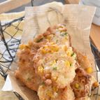 節約♪フレッシュコーンとパセリの豆腐ナゲット