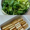 ごはんに合う♪【厚揚げと小松菜の鶏そぼろあん】の下準備