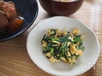 5分で作れて栄養満点【ニラと玉ねぎの卵炒め】