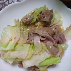 パーフェクトセルの作ってみた!投稿(行列の定食屋さんの🤩豚と白菜のとろとろ和風うま塩炒め🍚✨)