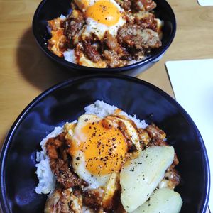 だいままの作ってみた!投稿(【バズり飯グランプリ‼️煮込みハンバーグ風丼】優勝レシピ🏆)