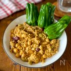 食べてやみつき！パリパリピーマンと【レンジでキーマカレー】