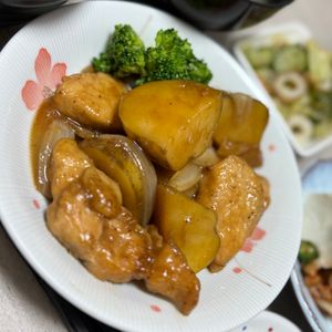 みーこの作ってみた!投稿(鶏肉と新じゃがの旨照り煮)