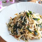 包丁不要◎５分で出来る
もやしとわかめの塩昆布ナムル