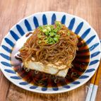 糸こんにゃくのせ「すき豆腐」