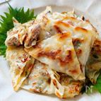簡単に作れる！
豚こましそチーズ餃子