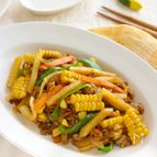 【とうもろこしとじゃがいものカレー炒め】子ども喜ぶ人気おかず