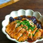 レンジで完結！なすと鶏肉のさっぱりコク旨煮