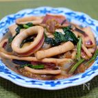 いかと白菜の生姜炒め