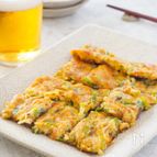 【長ねぎの青い部分を有効活用】かりっふわっ長ねぎの豆腐チヂミ