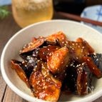 やみつきサクとろヤンニョム茄子