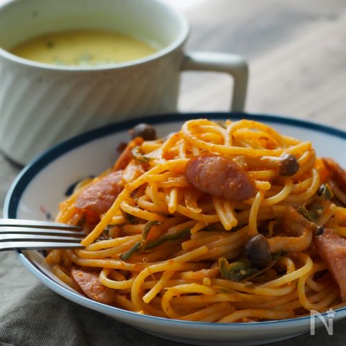 鍋ひとつで完結！重ね煮で作る【まろやかナポリタン】