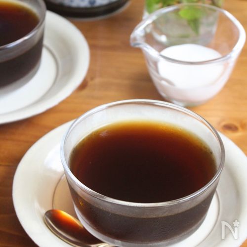 香ばしさ広がる♪【ほうじ茶ゼリー】