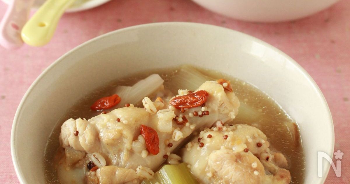 サムゲタン風 雑穀スープ