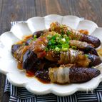 甘辛じゅわ～な豚巻きなすの照り煮
