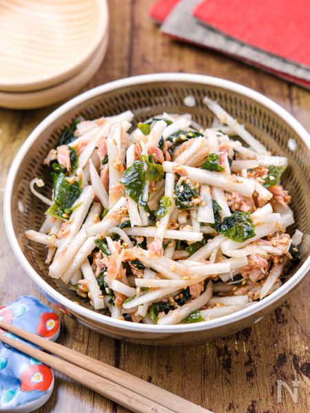 【中華風大根ツナサラダ】無限に食べれる♡パパッと和えるだけ！